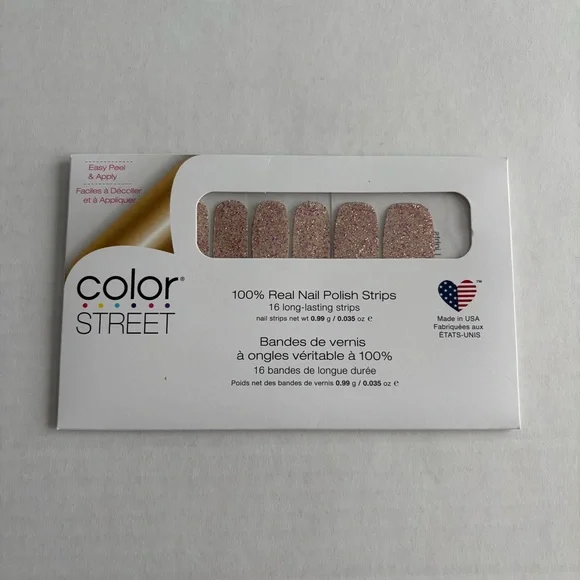 Color Street: Tokyo Lights | Rose Gold Glitter Sparkle Party Metallic Pink - Picture 3 of 16